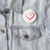 Een Button met een groot hart (In situ)