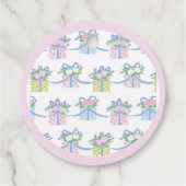 Een cadeau van - Cadeau label labels (Achterkant)