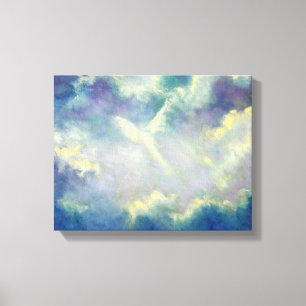 Een cadeau van Heaven Angel Art op Canvas Afdruk