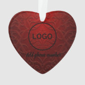 Een cadeau voor je coole hond ornament (achterkant)