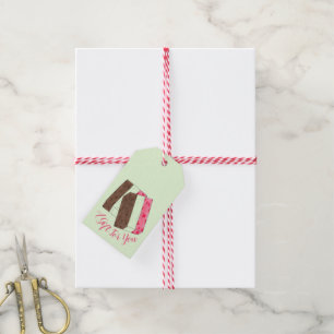 Een cadeau voor je Italiaanse spumoni-ijsje-Gelato Cadeaulabel