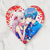 Een cadeau voor jou | Anime bruiloft Bedankjes Labels (Voorkant)