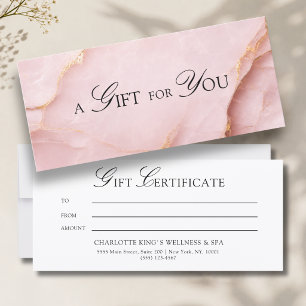 Een cadeau voor jou! Blush Roze Goud Marmer