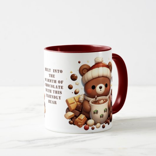 Een cadeau voor liefhebbers van warme chocolademel mok (Voorkant rechts)