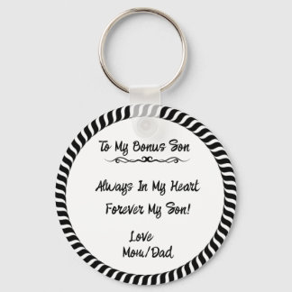 Een cadeau voor mijn bonuszoon sleutelhanger
