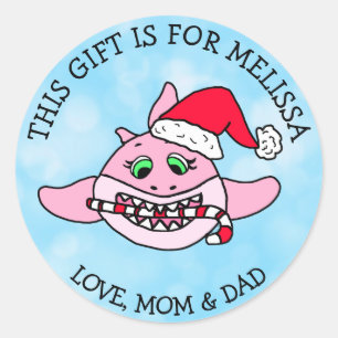 Een cadeau voor persoonlijke cadeautjes Labels