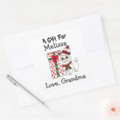 Een cadeau voor persoonlijke cadeautjes Labels (Envelop)