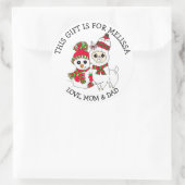 Een cadeau voor persoonlijke cadeautjes Labels (Tas)