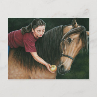 Een cadeau voor Sunny Morgan Horse Art Briefkaart