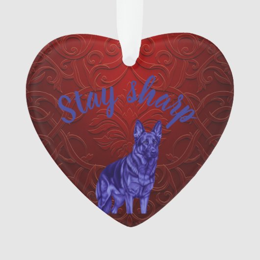 Een cadeau voor uw koele hond ornament (voorkant)