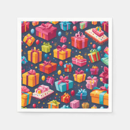 Een cadeaureel servet