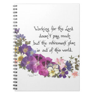 Een cadeautje voor geestelijken of vrijwilligers notitieboek