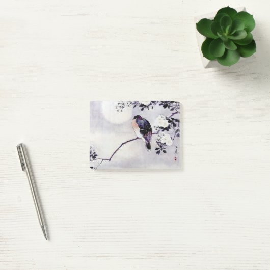 Een cadeautje voor Japanse houtsblokafdrukvogels n Post-it® Notes (Kantoor)