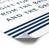 Een cadeautje voor jullie marinesoft poster (Hoek)