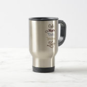 Eén Cafe Mocha Vodka Valium Latte alstublieft Reisbeker (Voorkant rechts)