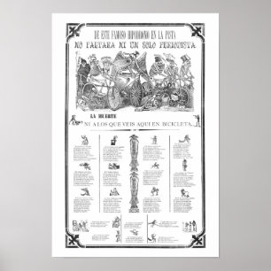 EEN "CALAVERA"-BREEDTE VAN JOSE GUADALUPE POSADA POSTER