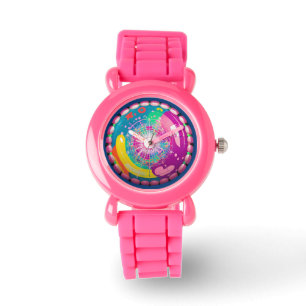 Een caleidoscoop van de tijd horloge
