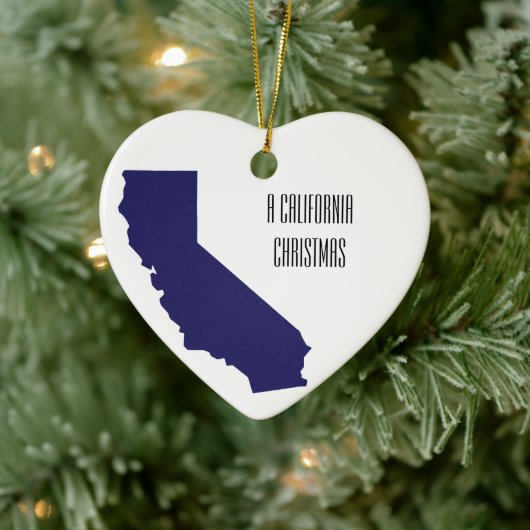 Een Californië-kerstaangepast ornament (Boom)