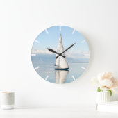 Een Calm Mirror-achtige baai van Zee Grote Klok (Huis)