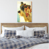 Een campagne van Sir Lawrence Alma-Tadema Canvas Afdruk (Insitu (Slaapkamer))