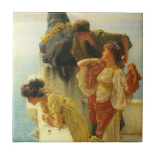 Een campagne van Sir Lawrence Alma-Tadema Tegeltje