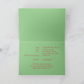 Een Candy Cane Basics Party Uitnodiging (Binnen)