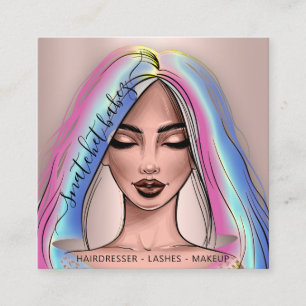 Een canvas van creativiteit: Kaart die oppoetst te Vierkante Visitekaartje