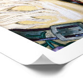 Een  carrouselpaard poster (Hoek)