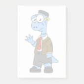 Een Cartoon Brontosaur verkleedde zich als Franken Post-it® Notes (Voorkant)