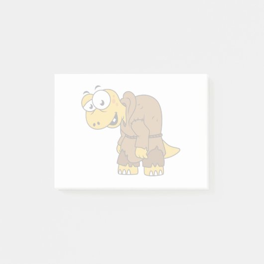 Een Cartoon dinosaurus bochel. Post-it® Notes (Voorkant)