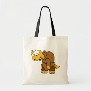 Een Cartoon dinosaurus bochel. Tote Bag