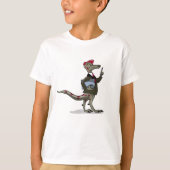 Een Cartoon Iguanodon klerk. T-shirt (Voorkant)