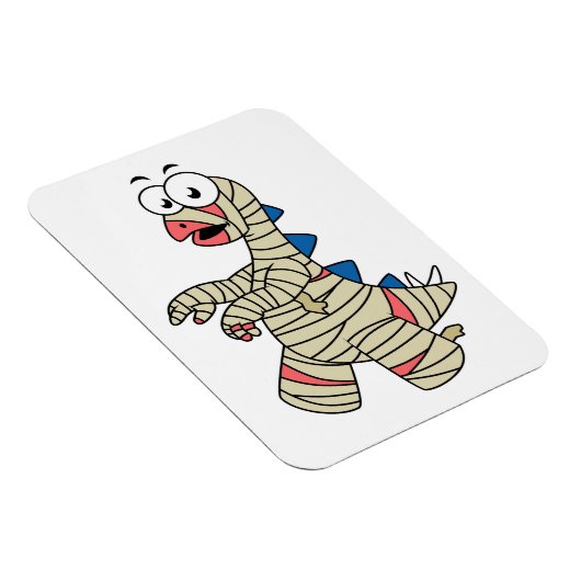 Een Cartoon Stegosaurus verkleedde zich als een mu Magneet (Rechterzijde)