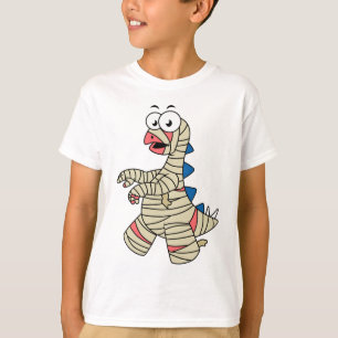 Een Cartoon Stegosaurus verkleedde zich als een mu T-shirt
