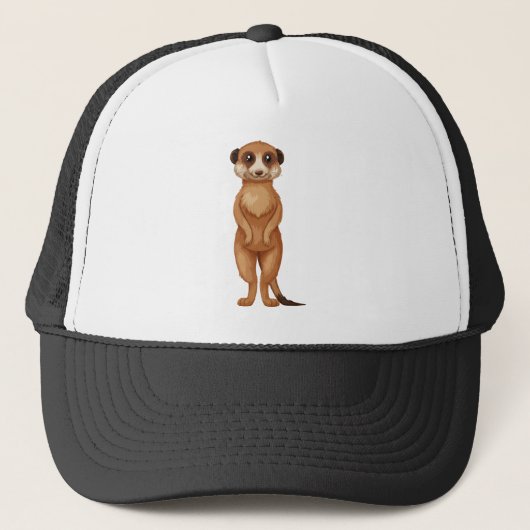 Een cartoon trucker pet (Voorkant)