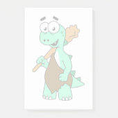 Een Cartoon Tyrannosaurus Rex Caveman. Post-it® Notes (Voorkant)