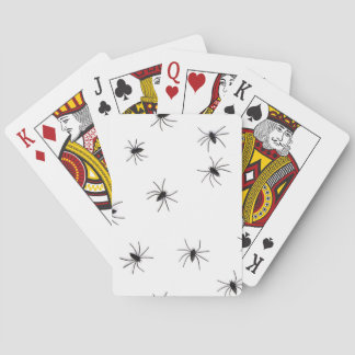 Een cartoon voor spinnen (patroon) pokerkaarten