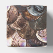 Eén cent Penny Spread Background Bedankdoosjes (Bovenkant)