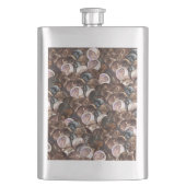 Eén cent Penny Spread Background Heupfles (Voorkant)