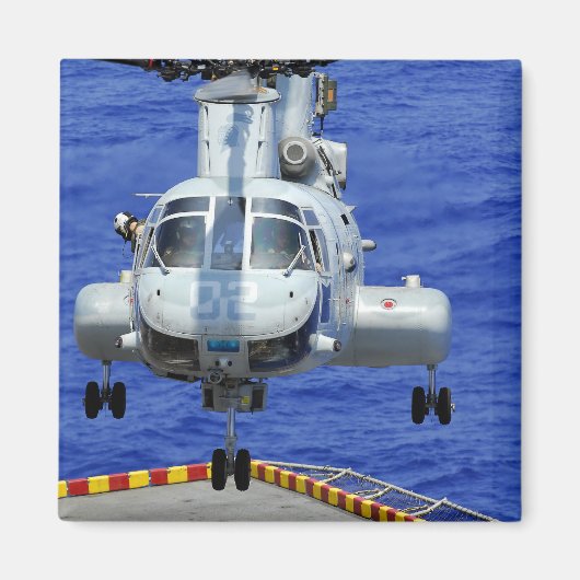 Een CH-46E Zee Knight-helikopter Magneet (Voorkant)