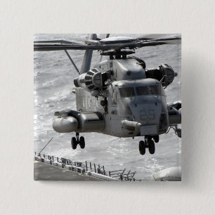 Een CH-53E Super Stallion-helikopter Vierkante Button 5,1 Cm