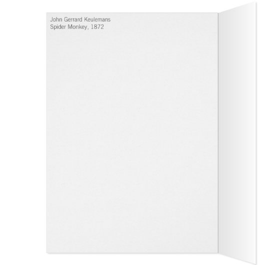 Eén Cheeky Monkey CC0366-kinderkaart (Binnen (Links))