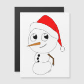 een chibi sneeuwman (Voorkant / Achterkant)