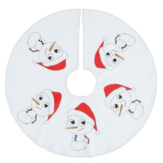 een chibi sneeuwman kerstboom rok