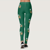 Een chili kerst op het strand leggings (Achterkant)