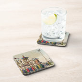 Een Chinees circus, illustratie van Le Costume An Bier Onderzetter (Rechterzijde)