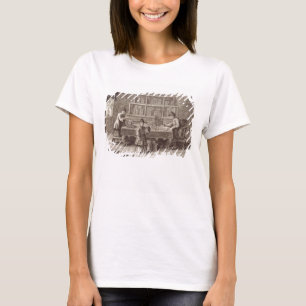 Een Chinese Calligrafieshop, van een rekening van T-shirt