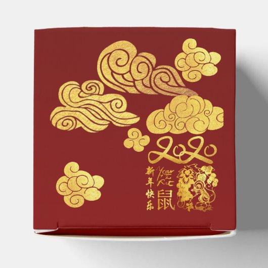 Een Chinese klokkenluider uit de papierversneden w Bedankdoosjes (Bovenkant)