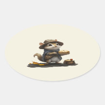 Een Chipmunk uit het oude blok