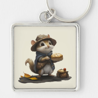 Een Chipmunk uit het oude blok Sleutelhanger